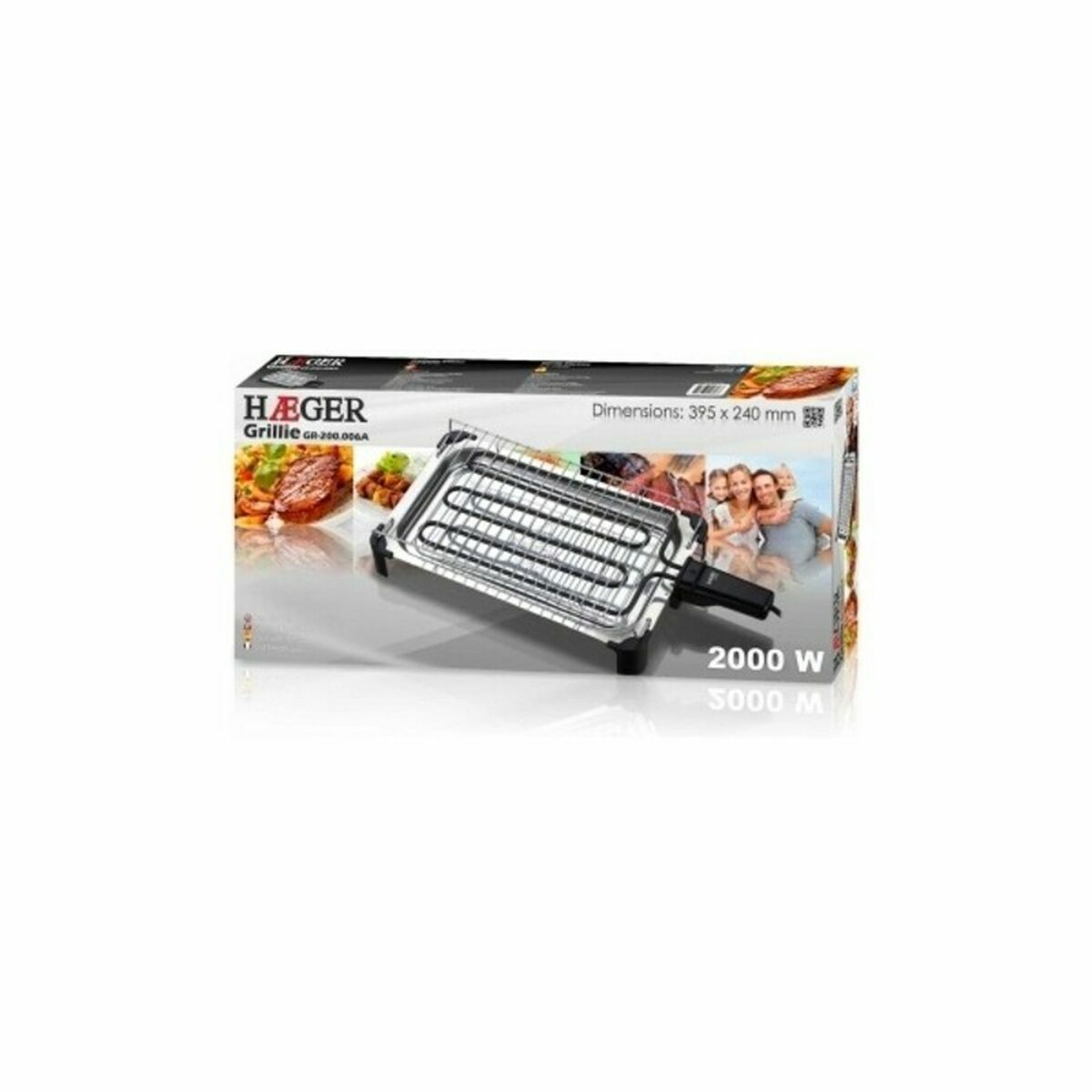 Cuptor cu microunde cu Grill Haeger GR-200.006A Negru 2000 W